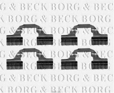 BORG & BECK bbk1222 -  Комплектующие, колодки дискового тормоза